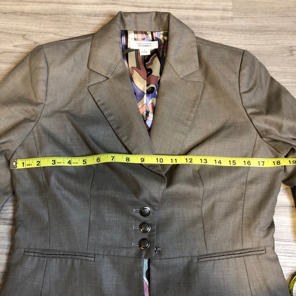 Isabel & Nina for Dressbarn Blazer, Taupe, Size 8 - Picture 5 of 8